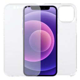 PC + TPU Ultra-mince Case transparent tout-terrain double face pour iPhone 13 Pro