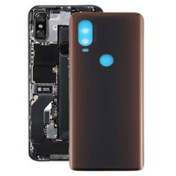 Cache Batterie pour Motorola Moto One Vision (Marron)