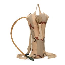 Sac à eau Sac à dos d'hydratation Camping en plein air Sac à vessie en nylon pour chameau pour le cyclisme (KHAKI)
