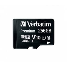 Verbatim microSDXC 256GB Class 10 UHS-I + adapt. 44087