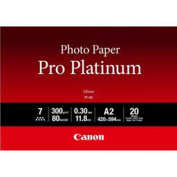 Canon PT-101 A 2, 20 feuilles papier photo Pro Platinum 300 g