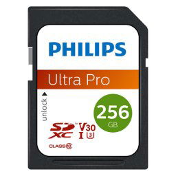 Philips SDXC Card 256GB Class 10 UHS-I U3 V30 A1