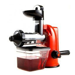 Presse-agrumes manuel multifonction à la maison Apple Orange Wheatgrass Portable DIY Juicer (Red)