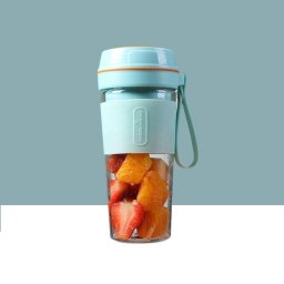 FS1300 Mini Juicer Home Portable Machine de cuisson Student Juice Juicer, Couleur: Gem Blue Four Blade