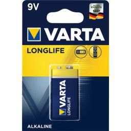 1 Varta Longlife bloc 9V 6 LR 61