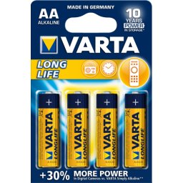 1x4 Varta Longlife Mignon AA LR 6