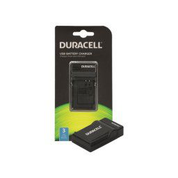 Duracell chargeur avec câble USB pour Olympus Li-40B/Fuji NP-45