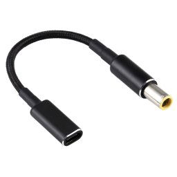 PD 100W 18,5-20V 7,9 x 0,9 mm vers adaptateur USB-C / Type-C Câble tresse en nylon