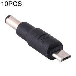 10 PCS 5,5 x 2,1 mm vers connecteur d'alimentation micro USB DC