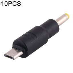 10 PCS 4.0 x 1.7mm vers connecteur d'alimentation micro USB DC