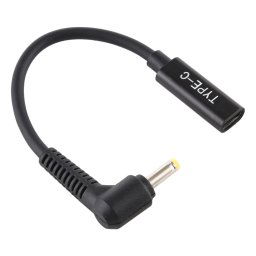 Câble de chargeur pour adaptateur secteur USB-C / Type-C vers 4,0 x 1,7 mm