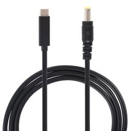 Câble de charge USB-C / Type-C vers 5,5 x 2,5 mm pour ordinateur portable, longueur du câble: environ 1,5 m (noir)