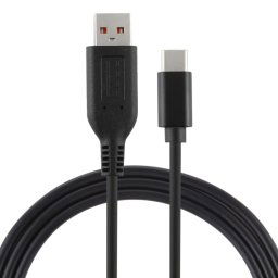 Interface Yoga 3 vers câble de chargeur adaptateur secteur mâle de type C / USB-C pour Lenovo Yoga 3, longueur: environ 1,8 m (noir)