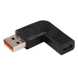 Connecteur d'adaptateur d'alimentation coudé à 90 degrés USB-C / Type-C femelle à Yoga 3 mâle pour Lenovo