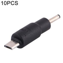 10 PCS 3.0 x 1.1mm vers connecteur d'alimentation micro USB DC
