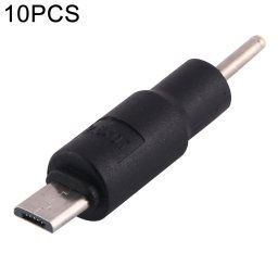 10 PCS 2,5 x 0,7 mm vers connecteur d'alimentation micro USB DC