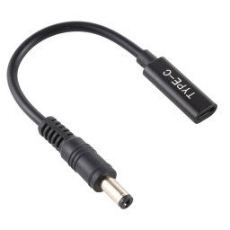Câble de chargeur adaptateur secteur DP USB-C / Type-C vers 5,5 x 2,1 mm