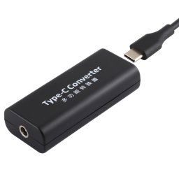 Adaptateur de connecteur d'alimentation femelle DC 4.8 x 1.7mm vers USB-C / Type-C femelle avec câble USB-C / Type C de 15 cm