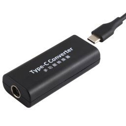 Adaptateur de connecteur d'alimentation femelle DC 7,9 x 5,5 mm vers USB-C / Type-C femelle avec câble USB-C / Type C de 15 cm