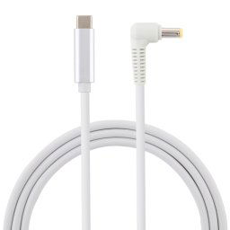 Câble de charge USB-C / Type-C vers 5,5 x 2,5 mm pour ordinateur portable, longueur du câble: environ 1,5 m