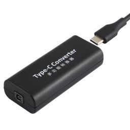 Adaptateur de connecteur d'alimentation femelle DC 4.5 x 3.0mm vers USB-C / Type C femelle avec câble USB-C / Type C de 15 cm