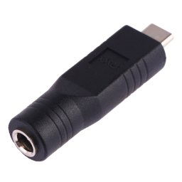 Connecteur adaptateur femelle 5,5 x 2,1 mm vers USB-C / Type-C mâle