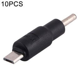 10 PCS 3,5 x 1,35 mm vers connecteur d'alimentation micro USB DC