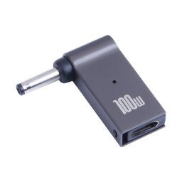 100W USB-C / TYPE-C femelle à dc 3.5x1.35mm Adaptateur de chargement de l'ordinateur mâle