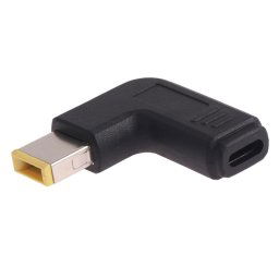 Connecteur d'adaptateur coudé USB-C / Type-C femelle vers Lenovo Big Square mâle pour ordinateurs portables Lenovo