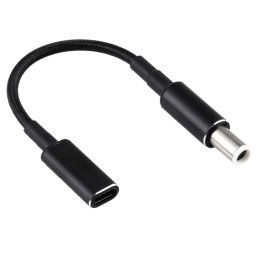 PD 100W 18,5-20V 7,4 x 0,6 mm vers adaptateur USB-C / Type-C Câble tresse en nylon pour Dell