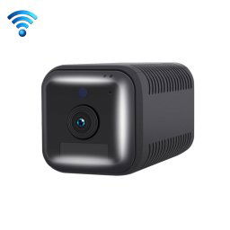 Caméra IP WiFi avec batterie rechargeable Full HD ESCAM G18 1080P, prise en charge de la vision nocturne / détection de mouvement PIR / carte TF / audio bidirectionnel (noir)