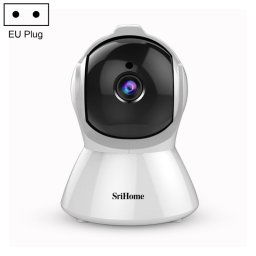 SriHome SH025 2.0 millions de pixels 1080P HD AI caméra IP à suivi automatique, prise en charge de l'audio bidirectionnel / suivi de mouvement / détection humanoïde / vision nocturne / carte TF,