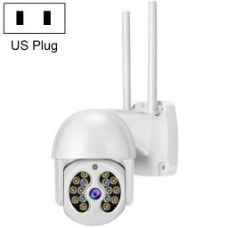 TUYA QX56 3.0 millions de pixels IP66 IP66 Imperméable 2.4G Caméra IP sans fil, Support Amazon Alexa & Google Home & Motion Détection & Détection de mouvement et de la carte audio à deux voies Vision nocturne et de