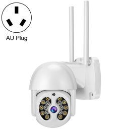 TUYA QX56 3.0 millions de pixels IP66 IP66 Imperméable 2.4G Caméra IP sans fil, Support Amazon Alexa & Google Home & Motion Détection & Détection de mouvement et de la carte audio à deux voies Vision nocturne et de