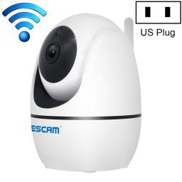 Caméra IP WiFi ESCAM PVR008 HD 1080P, prise en charge de la détection de mouvement / vision nocturne, distance IR: 10 m (blanc)
