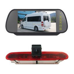 PZ472 voiture étanche 170 degrés caméra de vue de feu de freinage + moniteur de vue arrière 7 pouces pour Fiat / Opel