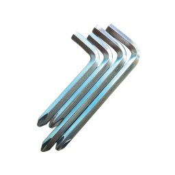 100 PCS tournevis clé hexagonale clé hexagonale outils de réparation de scooter trépan croisé, spécification: 6 mm, matériau: acier A3