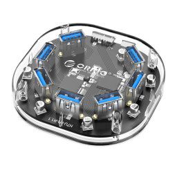 HUB transparent ORICO H7U-U3 7 ports USB3.0