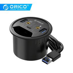 ORICO DESK-2U1C HUB multifonction à œillets d'alimentation de bureau