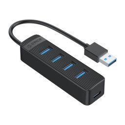HUB USB 3.0 ORICO TWU3-4A-BK 4 ports