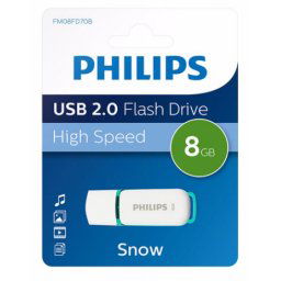Philips USB 2.0 8GB Snow Edition vert printemps
