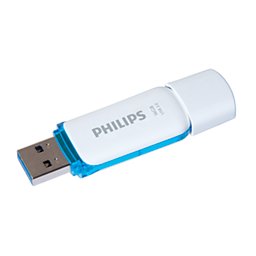 Philips USB 3.0 16GB Snow Edition bleu océan