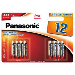 1x12 Panasonic Pro Power LR 03 Micro AAA