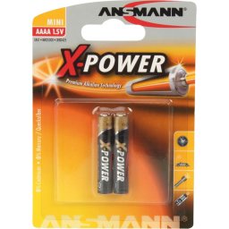 1x2 Ansmann Alcaline AAAA X-Power 1510-0005