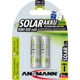 1x2 Ansmann maxE NiMH piles Mignon AA 800 mAh SOLAR 5035513