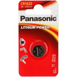 1 Panasonic CR 1632 Lithium Power