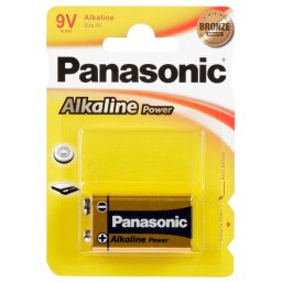 1 Panasonic Alkaline Power 9V-Block