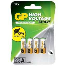 1x4 GP Alkaline 23A / MN21 12 V