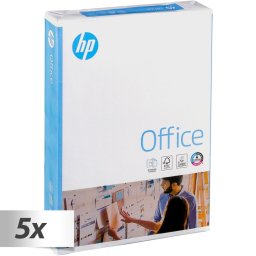 5x 500 feuilles HP Office blanc A4, 80g, CHP 110 (carton)