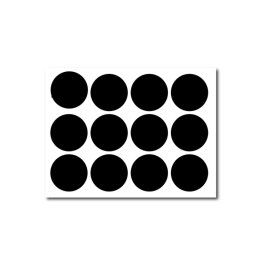 50 Ensembles Sticker de bouteille de stockage amovible imperméable PVC Sticker Blackboard Easy à Effacement 12pcs / Set 170x130mm